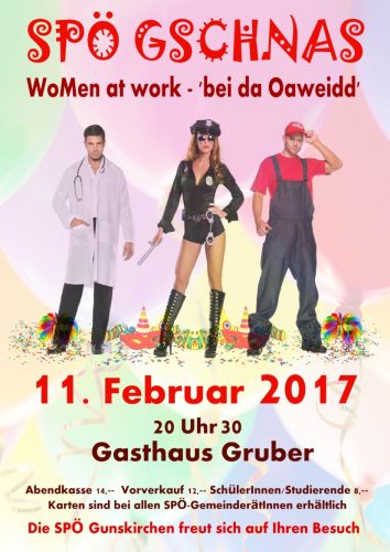 Plakat Gschnas 2017